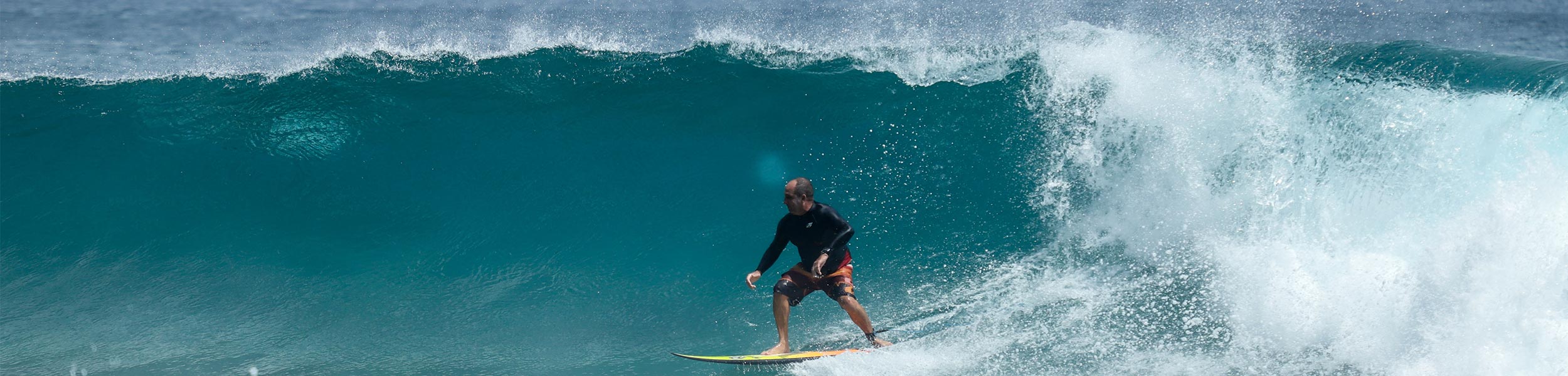 Surfing at Samudra Wellness Retreat